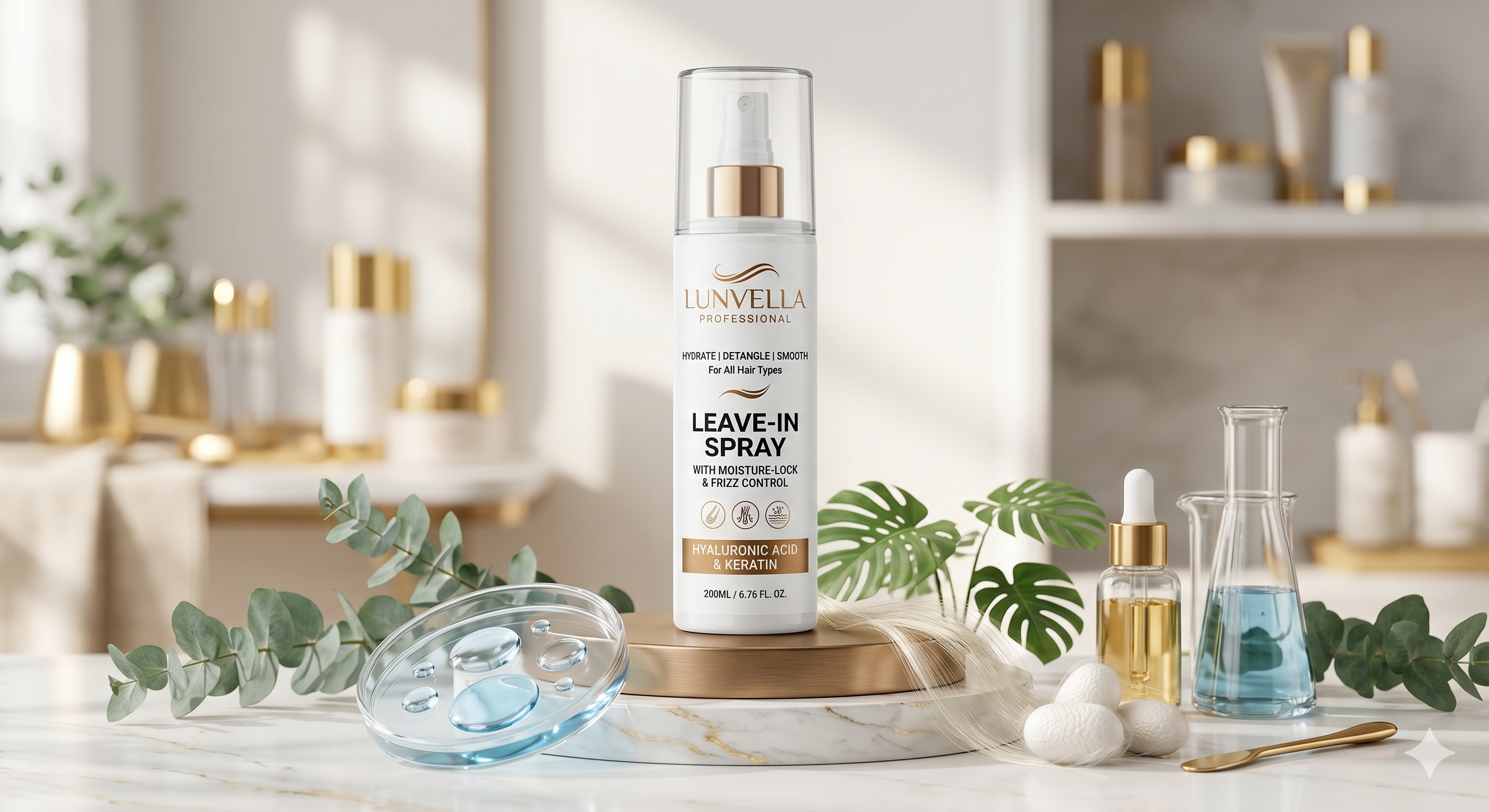 Lunvella Professional Leave-In Keratin Spray